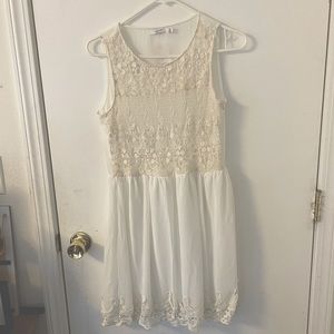 NWT Crocheted Dress White